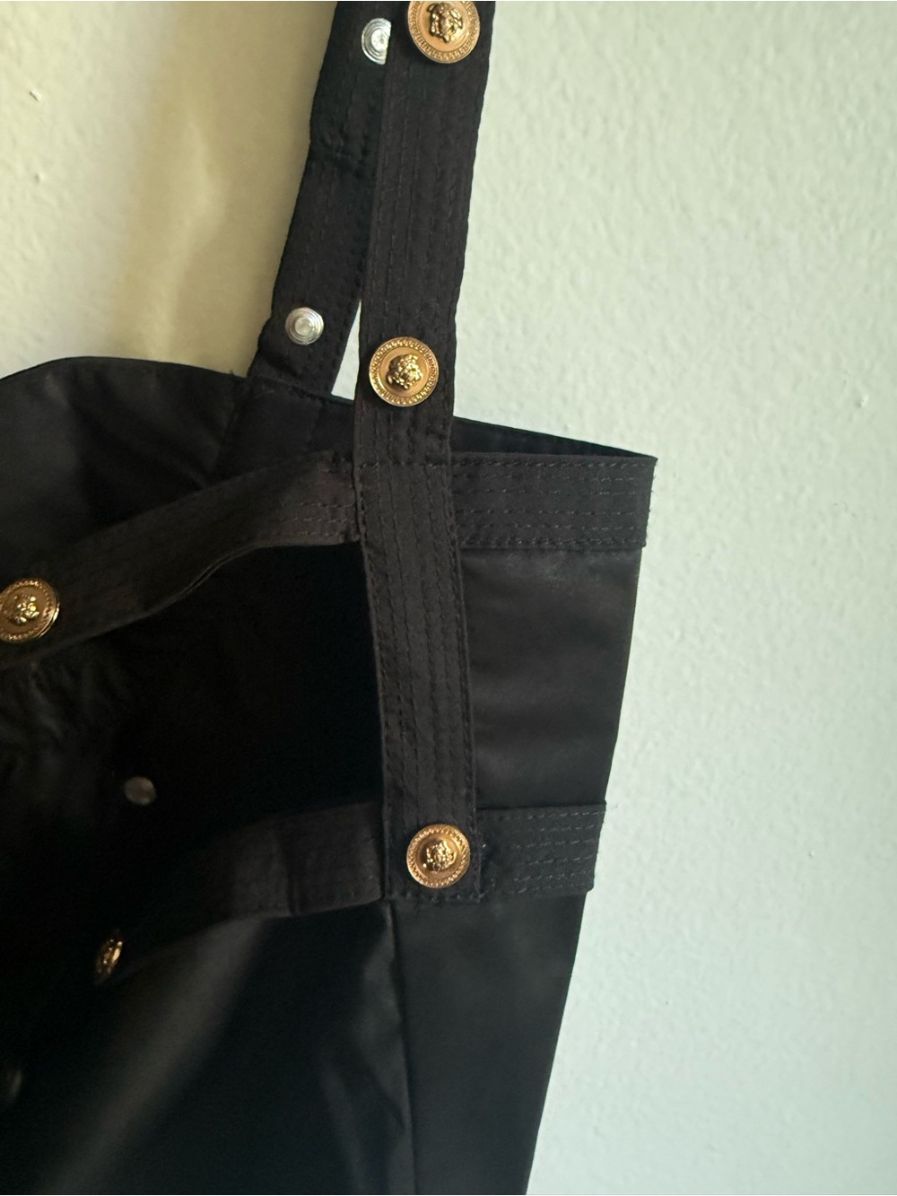 Medusa Head Embellished Satin Corset Bustier Top • Black/Gold • Size L • NWT - Picture 5 of 9